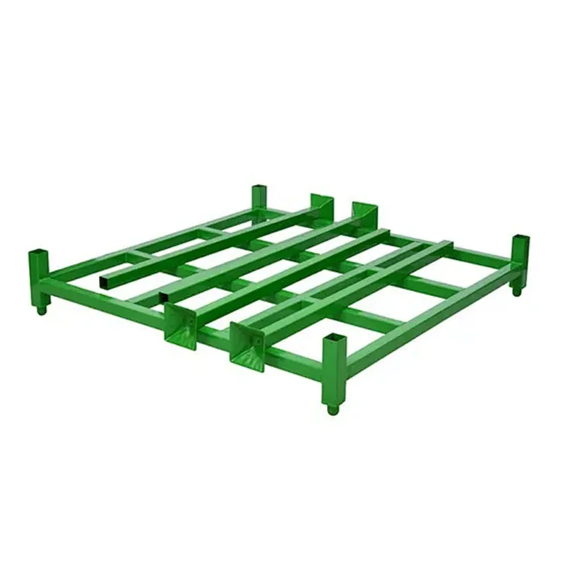 ZENDA Portable Removable Stackable Shelf Storage Metal Post Pallet Rack  for Tire Stacking Racking System