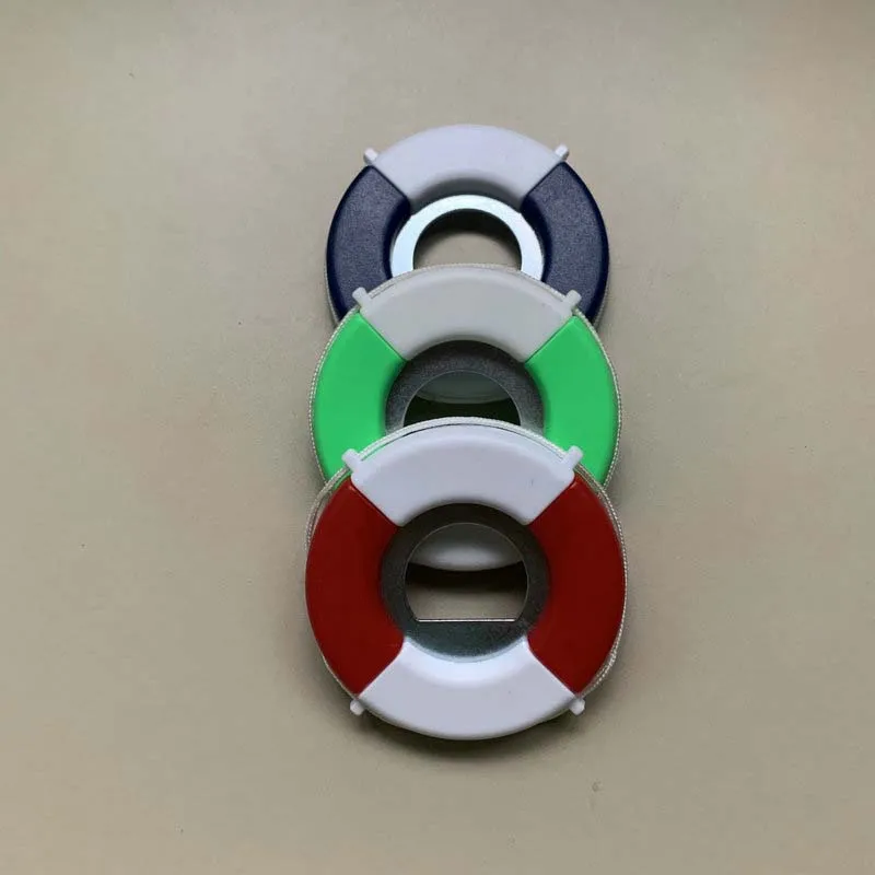 Summer Beach Promotion Round Plastic Beer Opener Beach Gift Ring Buoy Lifesaver Bottle Opener Life Buoy Beer Bottle Opener