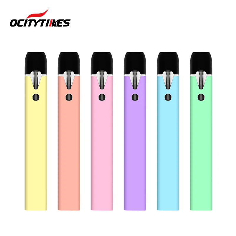 hot selling rechargeable 0.5ml 1ml empty cbd vape pods  pen atomizer device