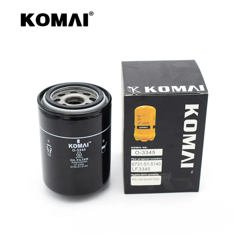 Diesel Engine Lube Oil Filter for Komatsu PC100-6 Excavator - New