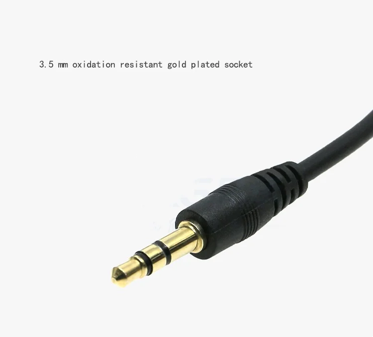 Male to Female Creative Volume Control Cable Aux Cable for Smartphone Tablet Speaker Car