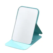 Custom Logo Mini Stainless Steel Folding Makeup Cosmetic Mirror for Promotional Purposes