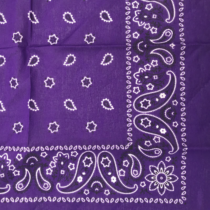 Охлаждающая фиолетовая Бандана с пользовательским изображением