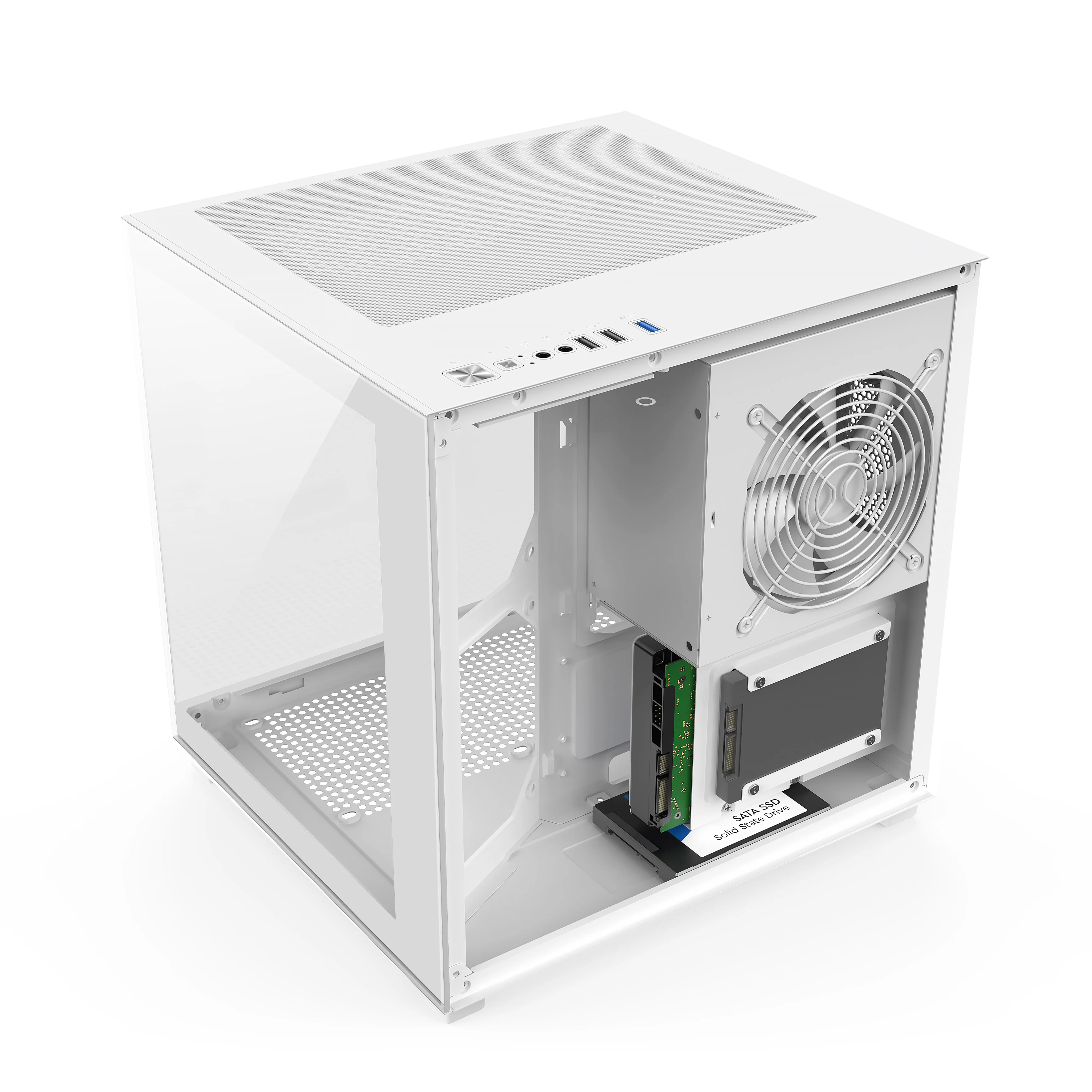 デスクトップコンピューターケース Micro-ATX ゲーミングPCケース