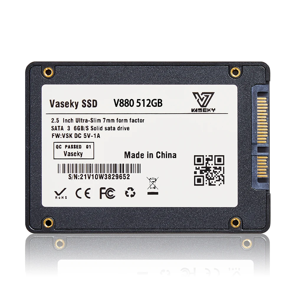 V880 Ssd Vaseky 512gb Vaseky SATA3 Internal SSD Hard Drive 128GB