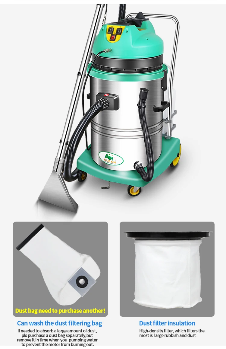 Carpet Washing Machine, Spray and Suction Integration Internet Cafe Theater Seat Curtain Fabric Sofa Auto Scrubber