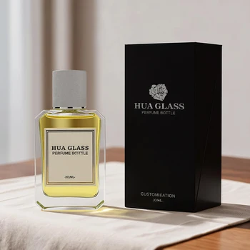 Empty 30ml 50ml 100ml Crimp Neck Perfume Bottle With Fine Mist Sprayer Luxury Perfume Bottle With Magnetic Cap for Men and Women