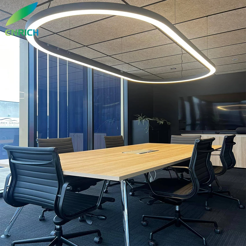 Enrich LC6060-F-450/1300 Oval Shape Office Front Desk