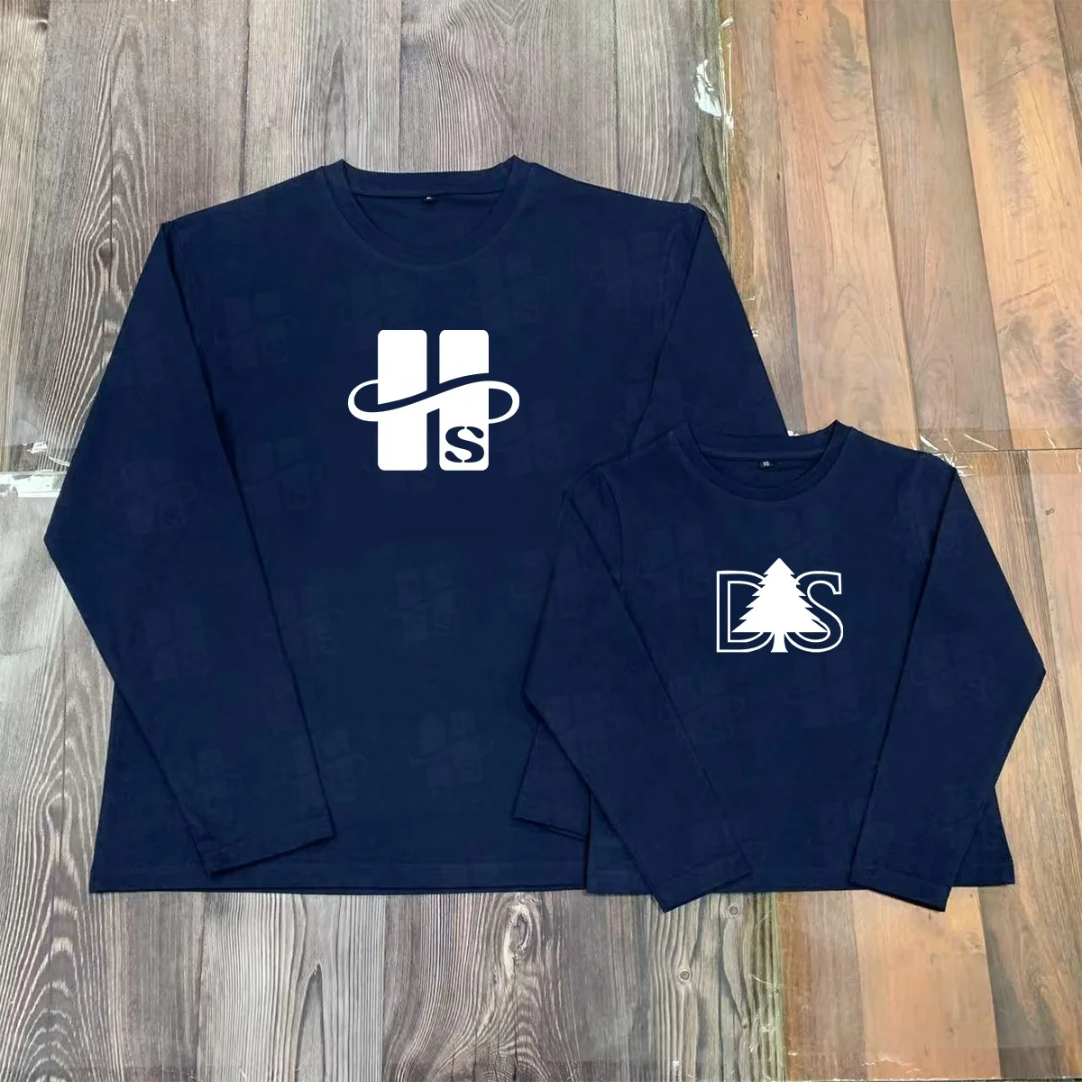 Factory Bulk Wholesale Premium 100% Cotton T-shirt Embroidered Thermal Long Sleeve Jersey Tshirts for Men Long Sleeve