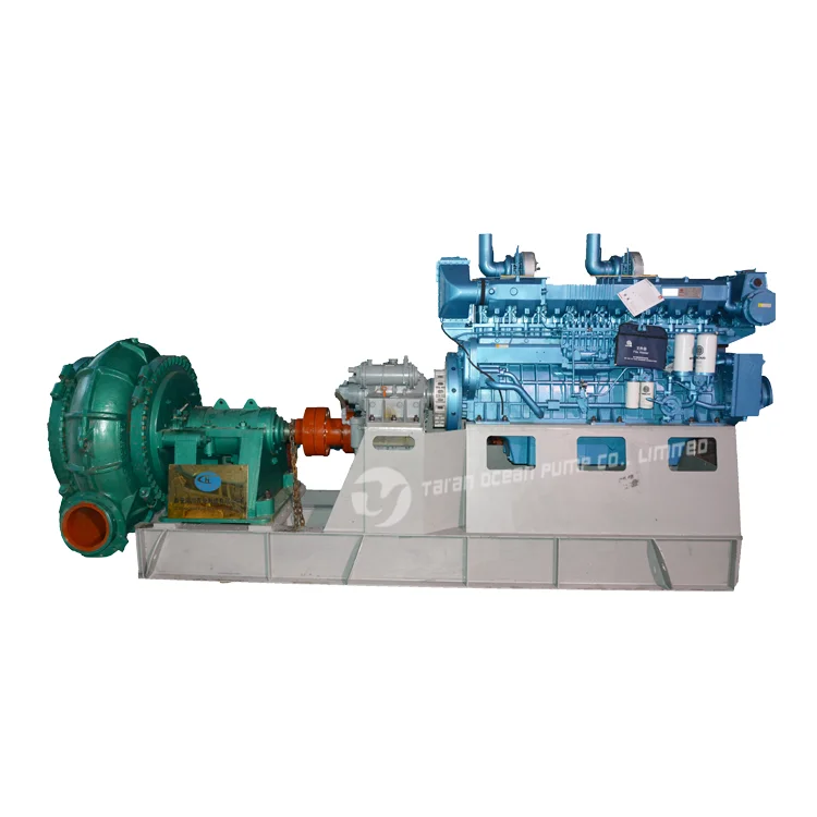 Pond Cleaning Small Machine Sand Transport Barge 4 6 8 10inch Sand Pump Soil Suction Pump