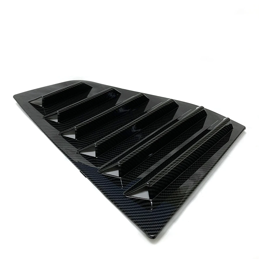 product abs triangular rear window for vw golf 5 2005   2007 window louvers shutters blinds cover exterior parts spoiler-8