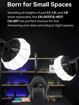 Godox CS-85T Collapsible Lantern Softbox 33.5inch/85cm Soft Lighting Modifier detail image