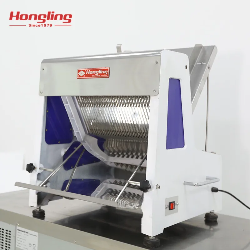 Commercial Electric Bread Slicer Machine 20mm Freestanding For Restaurant Bakery 