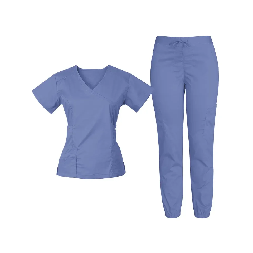 Wholesale Custom Stretch Breathable Women Sets Nursing Scrubs Uniformes