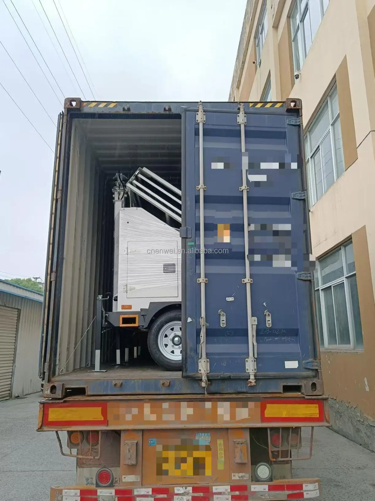Portable Camera Security Cctv Tower Mobile Surveillance Box for Public ...