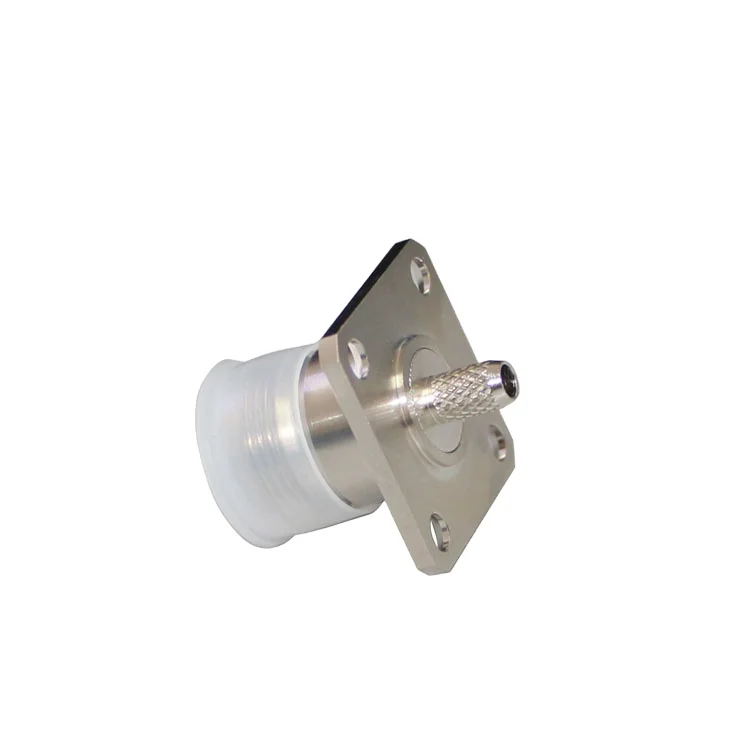 product n kf5 four holes flange coaxial connectors n female connector-3
