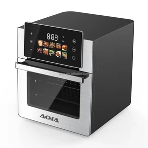 AOJA Digital air Fryer 10L air Fryer Without Oil Digital Mechanical Control with Viewing Window Oil Free Cooker Air Fryer