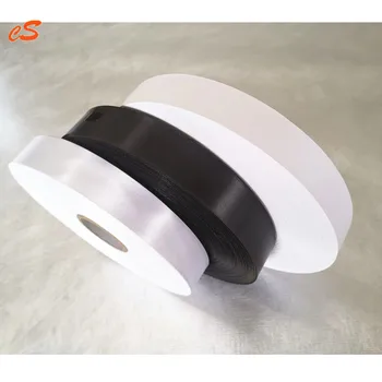 China Label Manufacturer nylon taffeta fabric sticker label roll tape