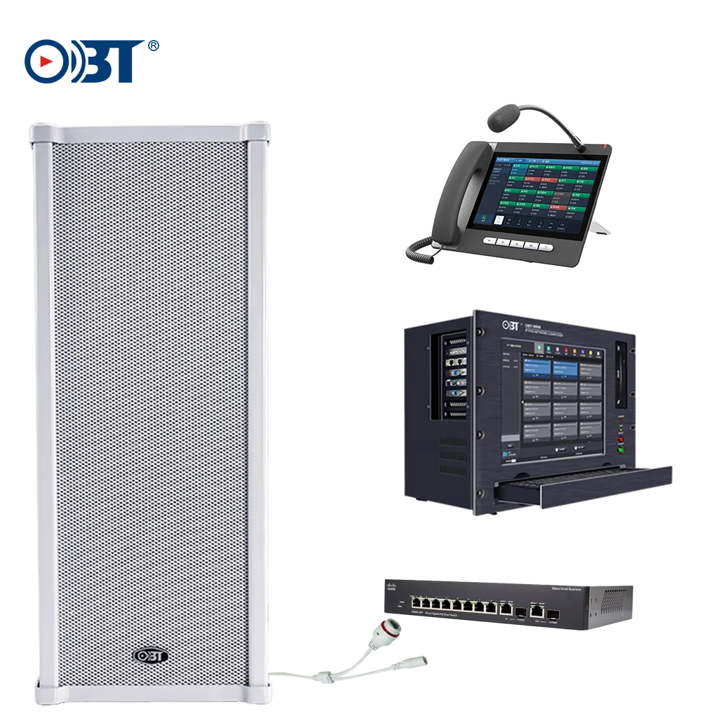 School Bell System Voice Announcement Programmable Digital IP SIP Network Server