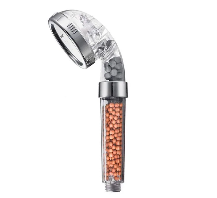 3 Functions Ionic Filter Hand Held Showerhead Water Saving Shower Head Filter Beads Buy Lemon