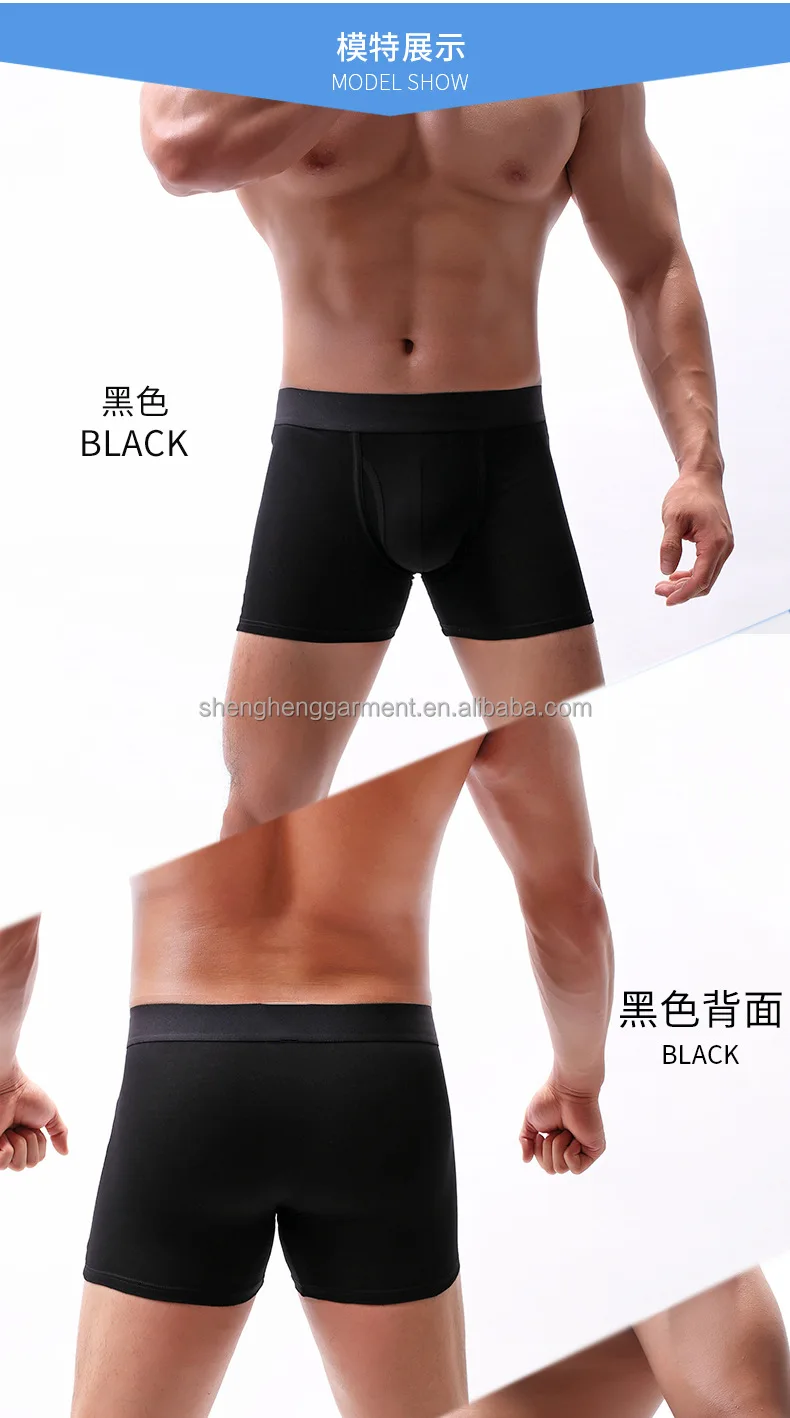High Quality 100 Cotton Custom Men Underwear Boxer Wholesale Brands