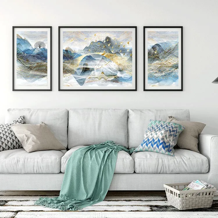 Abstract Still Life Artwork Landscape Interior Wall Art for Home Decor House Painting China Customised Canvas Printed Watercolor