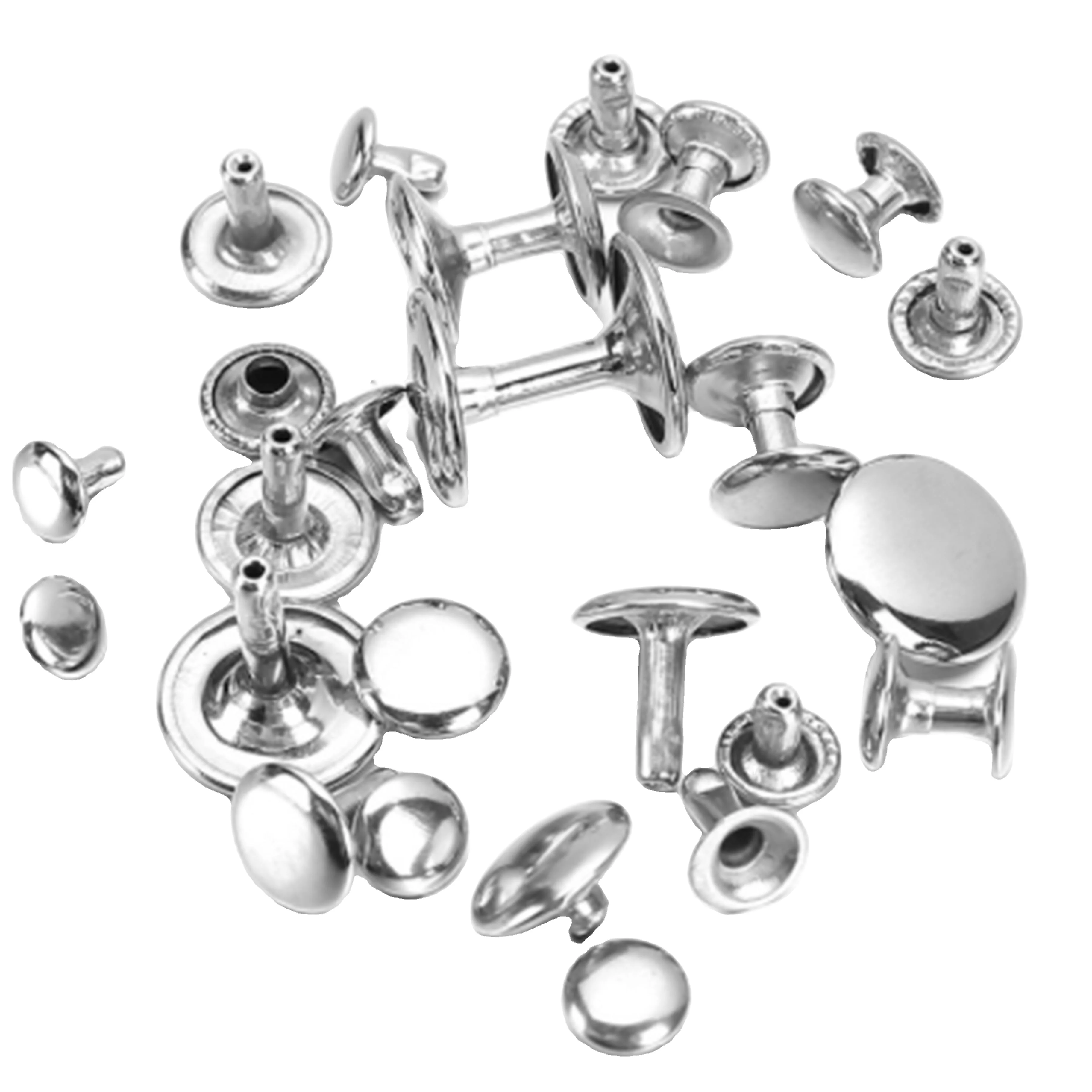 8 мм двойные заклепки высокого качества одинарные или кожаные декоративные