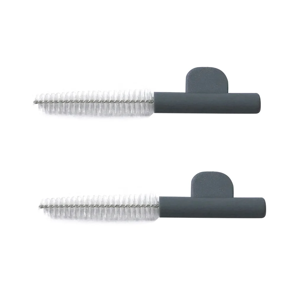 Hearing Aid Brush 3.5mm With Handle Tubing Cleaning Brush For Bte Iec