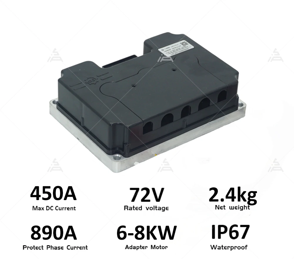 SIAECOSYS/FARDRIVER New ND72890 E-Motorcycle Controller 890A 450A Programmable Controller with USB Cable For QSMOTOR