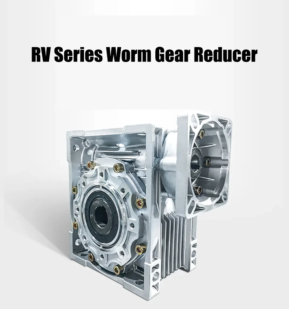 5:1-80:1 Worm Reducer Nmrv030 11mm Input Hole Rv030 Worm Gearbox For ...