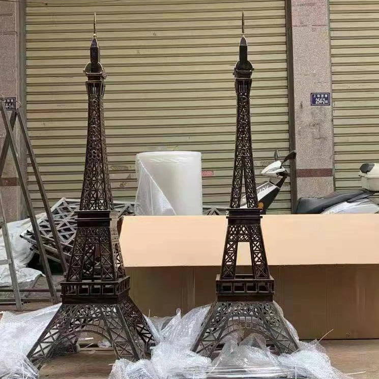 Customized Large Iron Eiffel Tower Model - Metal Crafts for Home