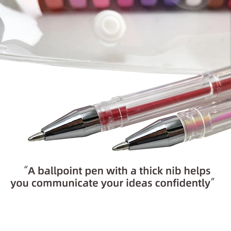 Hot Selling Gel Pens Top Quality Fine Glitter 100 Unique Colors