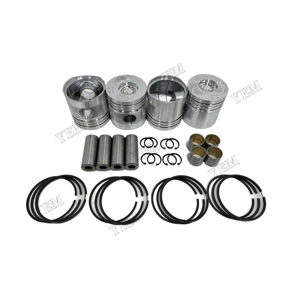 Piston Set With Rings Fit for Xinchai A490BPG Engine 5