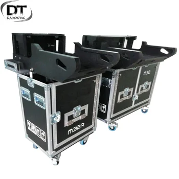 Customized Mixer Flight Road Case For Midas M32 With Brake Casters