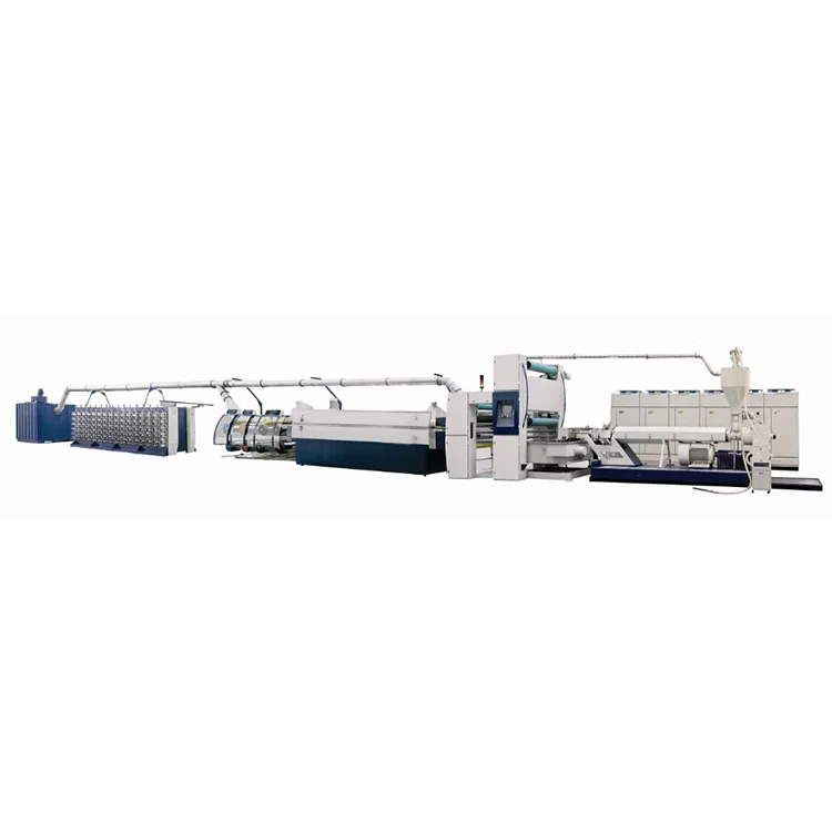 HIGH TENSILE FIBRILLATED FLAT FILM EXTRUSION MACHINE
