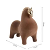 8772C Coffee-Colored Horse Figurine