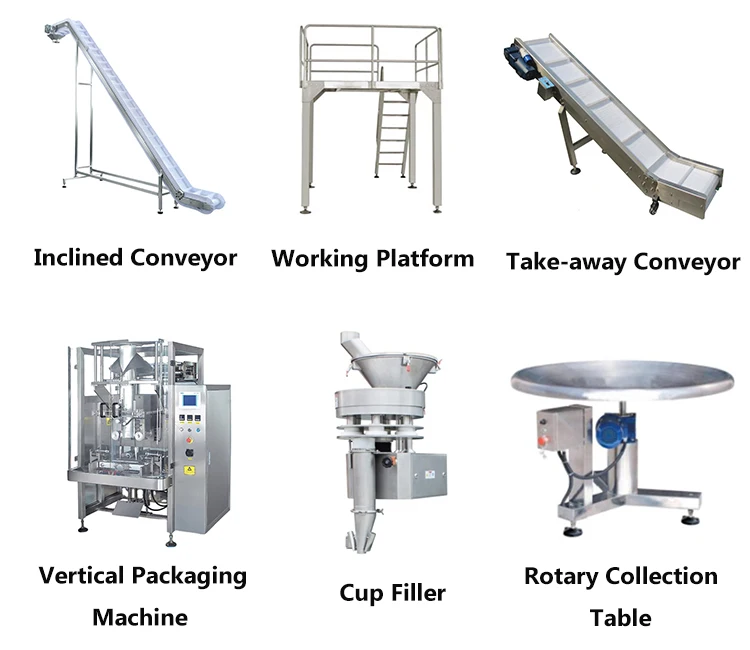 High Speed Automatic Multihead Weighing Packing Machine for Frozen Fruit and Vegetables/tofu