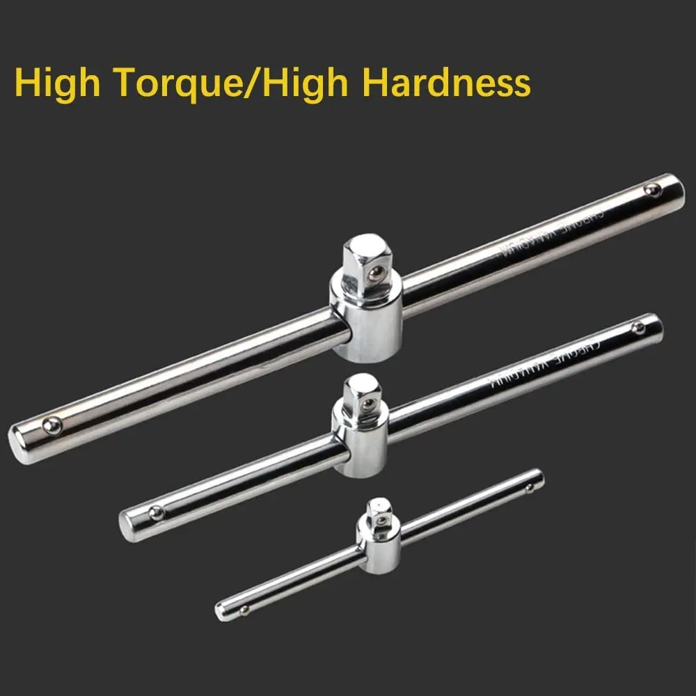 Drive Sliding Wrench Breaker Bar Adjustable Thandle Socket,Sliding T Bar,Socket Drive