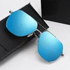 Montatura argento, lenti blu ghiaccio, nylon polarizzato
