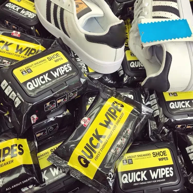Custom Logo Quick Cleaning Shoes Wipes Sneaker Cleaner Wet Wipes For ...