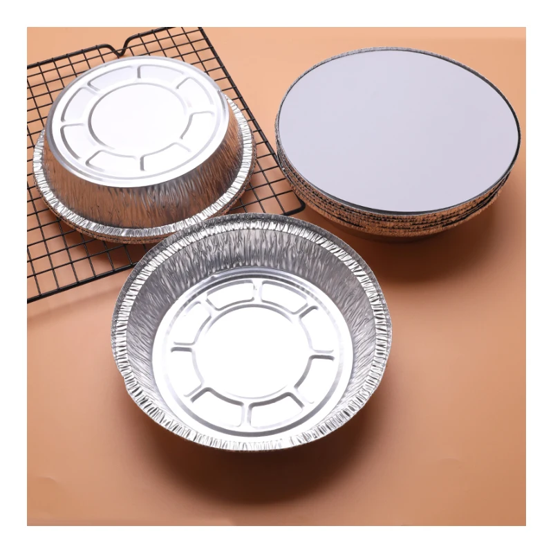 Custom Fast Food Aluminum Foil Food Container Disposable Baking Tray