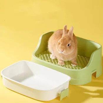 Manufactured Big Rabbit litter box trainer pet corner toilet pet supplies rabbit toilet for cages