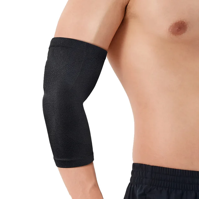 Lightweight Breathable Nylon Elbow Support Compression Sleeve Basketball Elbow Protector Elbow Brace