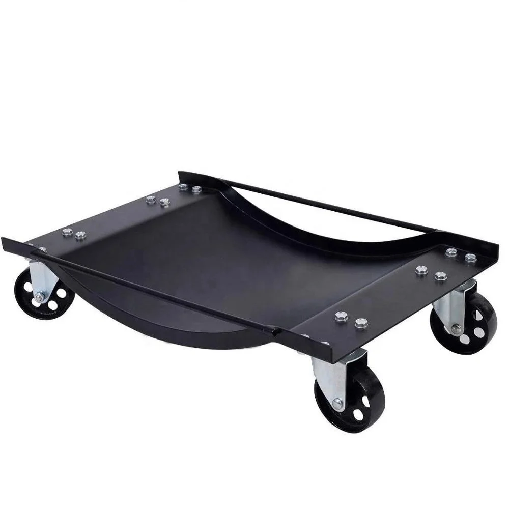 Plataformas Rodantes Para Mover Coches - Capacidad 450kg Por Par, Ruedas De 3.75", Ideales Para Talleres O Garajes