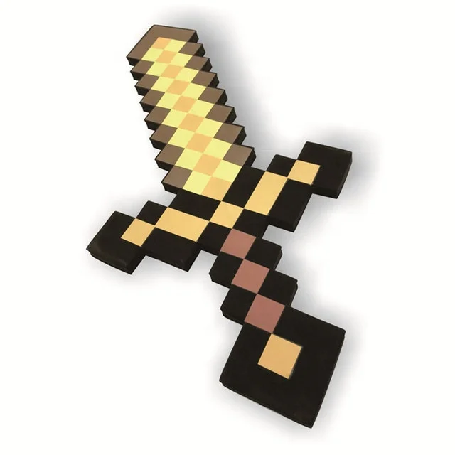 my world mine craft surrounding bubble diamond sword pick weapon