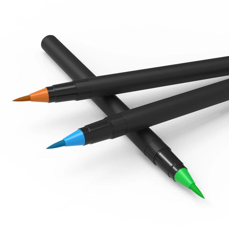 
Горячая Распродажа, 48 цветов, мягкий наконечник, набор акварельных кистей для каллиграфии 