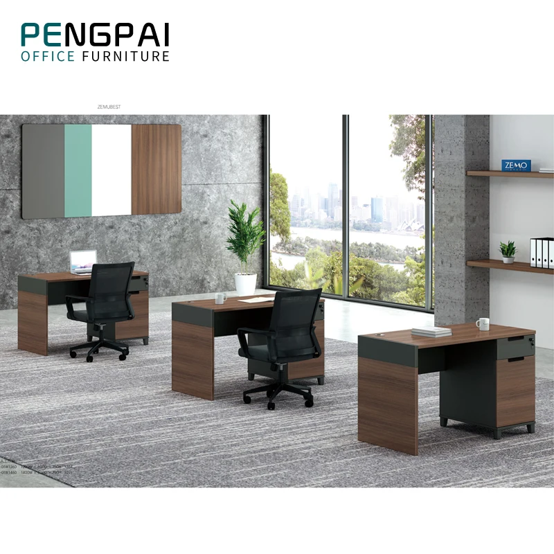Small Simple Design Melamine Single Person I Shaped Office Desk Staff Table  For Office - Buy Staff Table,Office Desk Staff Table,Small Office Table  Product on 