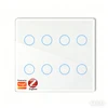 White Zigbee 8gang