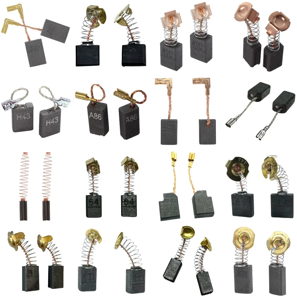 TOOLPART Elektrische Bohrhammer-Demontagebürste mit Kabel, Ersatzteil für Kohlebürste