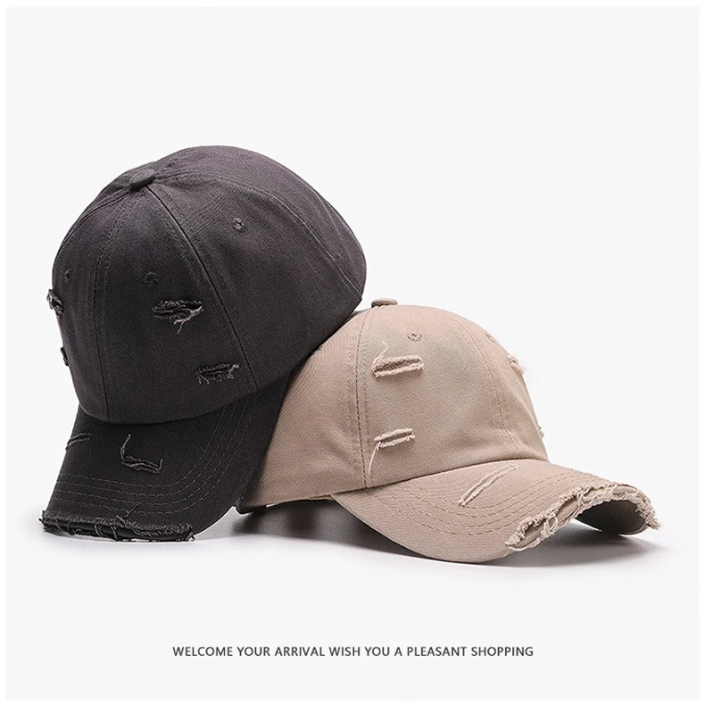 Distressed Baseball Cap Dad Hats for Men & Women display picture 1